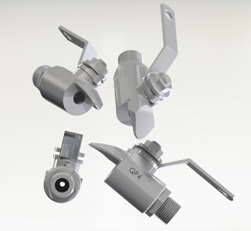 Quick Purge® (QP4) Flat Fan High-Volume Nozzle