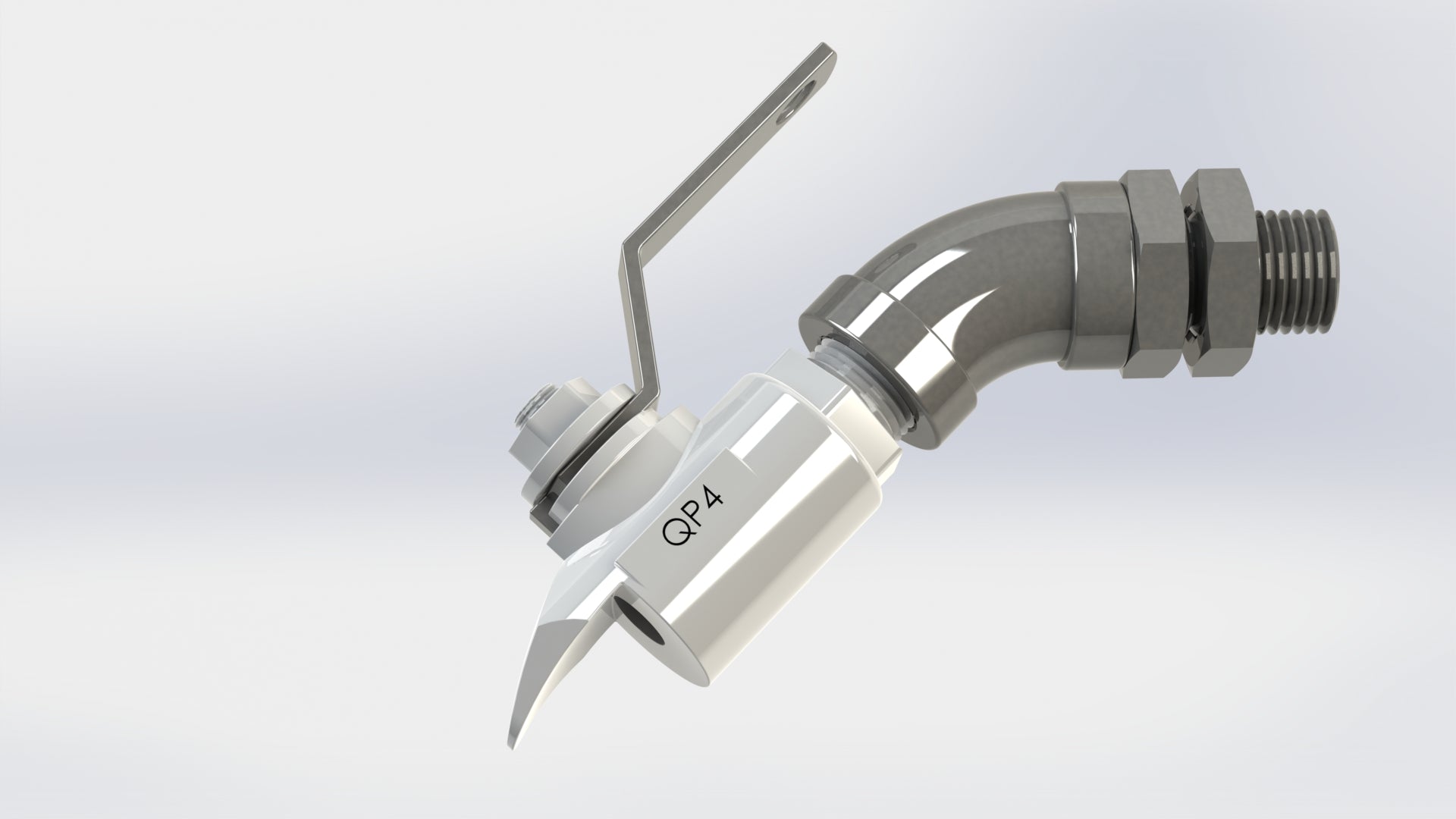 Quick Purge® (QP4) Flat Fan High-Volume Nozzle