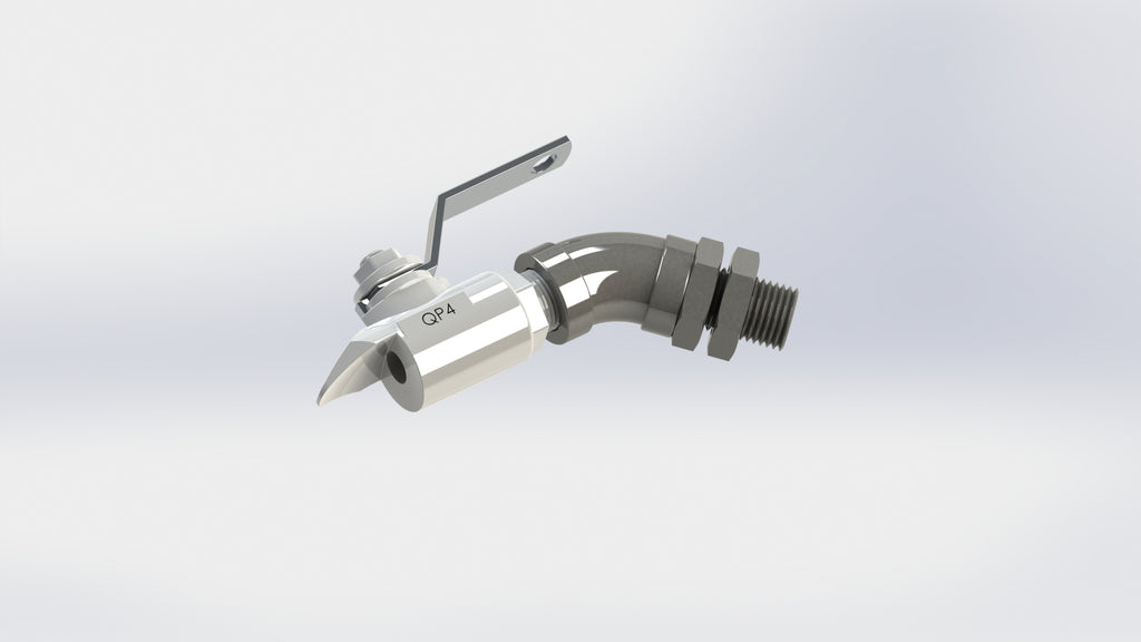 Quick Purge® (QP4) Flat Fan High-Volume Nozzle